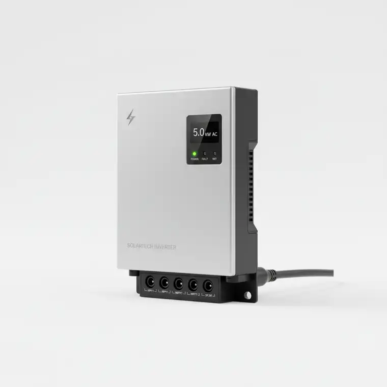 Panele fotowoltaiczne 6 kWp na dachu dwuspadowym 45 stopni z dobranym falownikiem optymalnej mocy