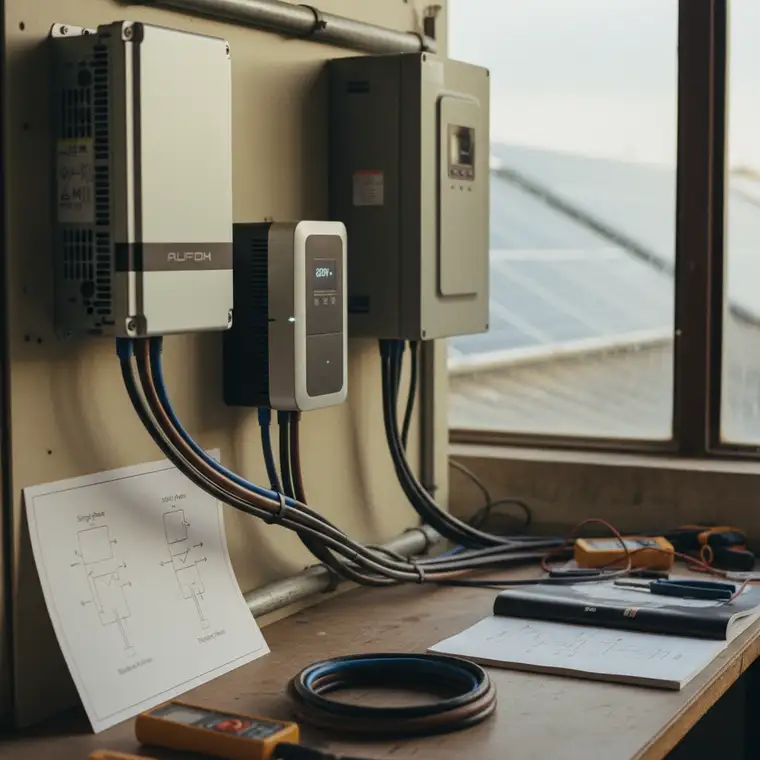 Falownik jednofazowy czy trójfazowy do domu 12 kW?