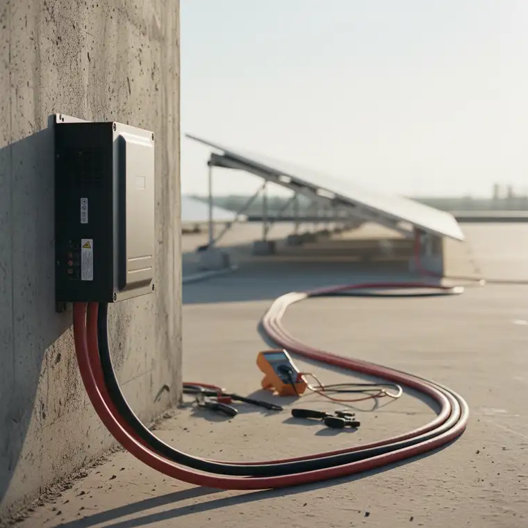 Jak dobrać falownik do fotowoltaiki na gruncie 8 kWp z długimi przewodami DC