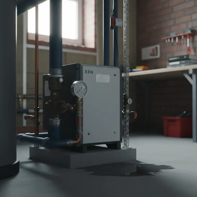 Jakie minimalne ciśnienie w instalacji dla pompy ciepła 8 kW jest optymalne