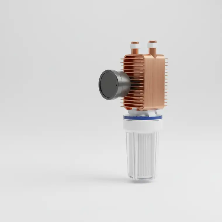 Pompa ciepła 7 kW podczas przeglądu serwisowego, technik sprawdza parametry pracy i wyjaśnia ile realnie kosztuje serwis po pięciu latach