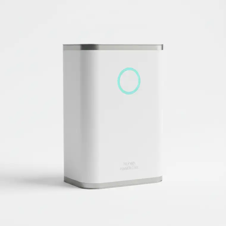 Schemat domu z pompą ciepła, instalacją fotowoltaiczną i magazynem energii 10 kWh, pokazujący przepływ energii i wpływ na rachunki za prąd