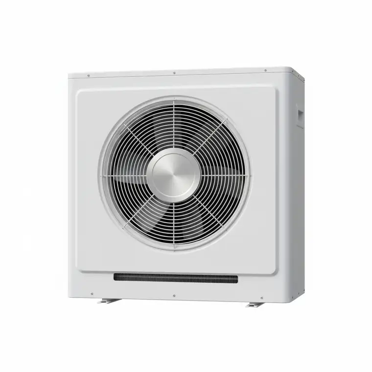 Schemat porównujący pompę ciepła powietrzną i gruntową dla działki bez gazu, z zaznaczonymi kosztami inwestycji i eksploatacji w 2025 roku