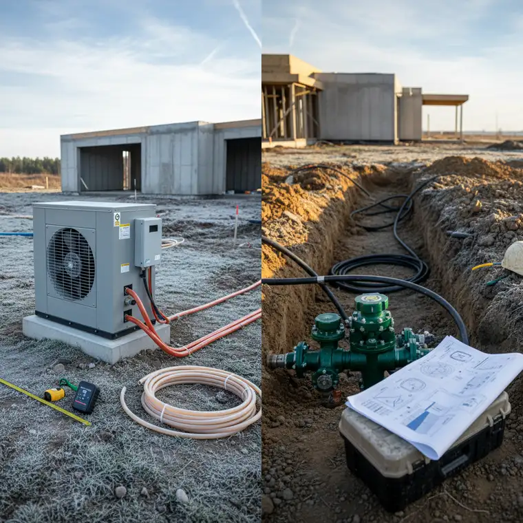 Pompa ciepła powietrzna i gruntowa - co wybrać na działkę bez gazu w 2025?