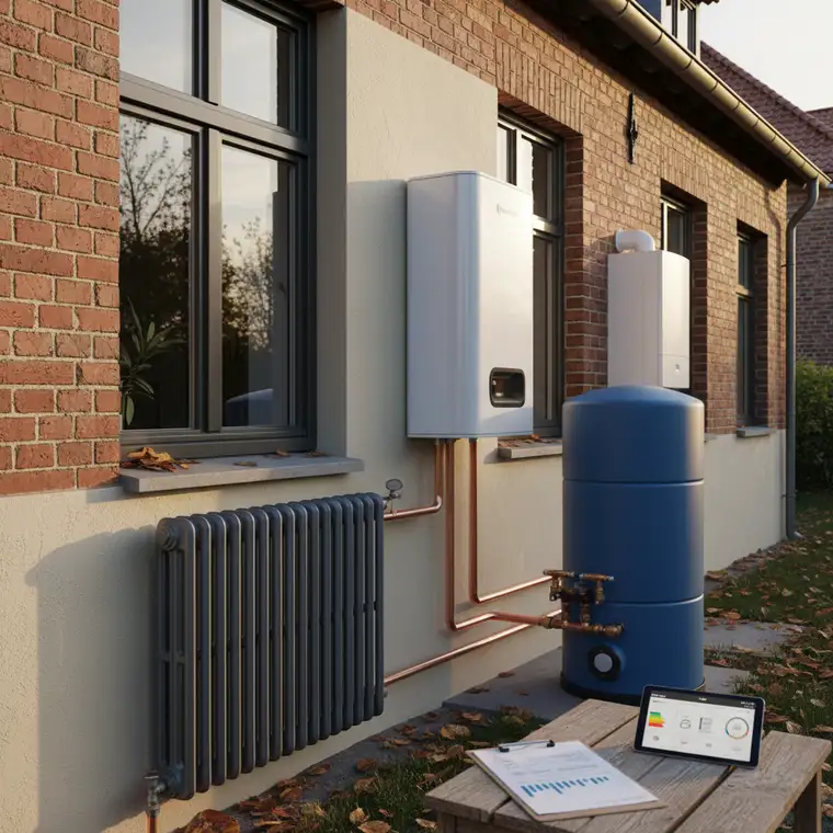 Bufor ciepła współpracujący z pompą ciepła i starą instalacją grzejnikową żeliwną w procesie modernizacji ogrzewania domu