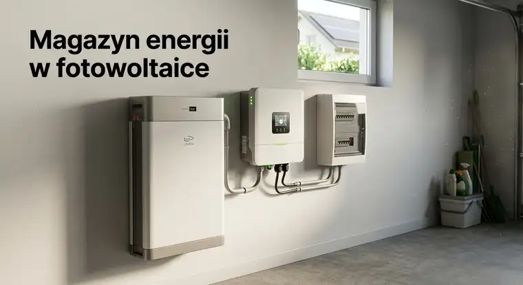 Nowoczesny dom jednorodzinny z instalacją fotowoltaiczną i magazynem energii LiFePO4 zintegrowanym z falownikiem hybrydowym