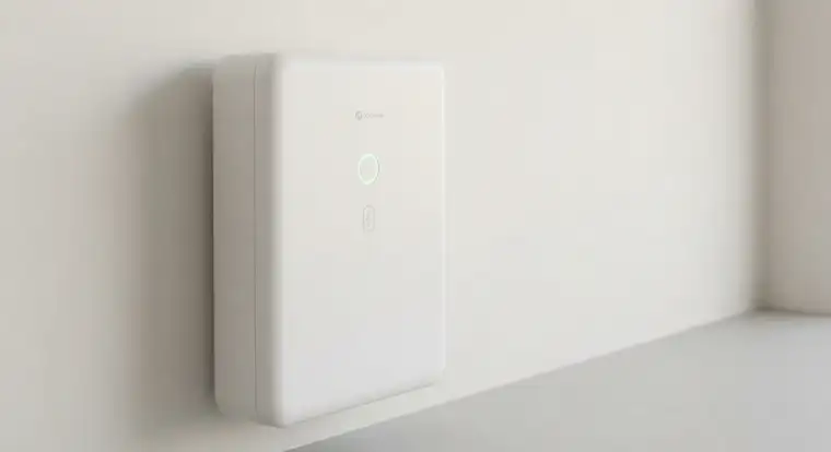 Magazyn energii do fotowoltaiki 10 kW w domu jednorodzinnym - bateria litowa przy falowniku hybrydowym i rozdzielnicy